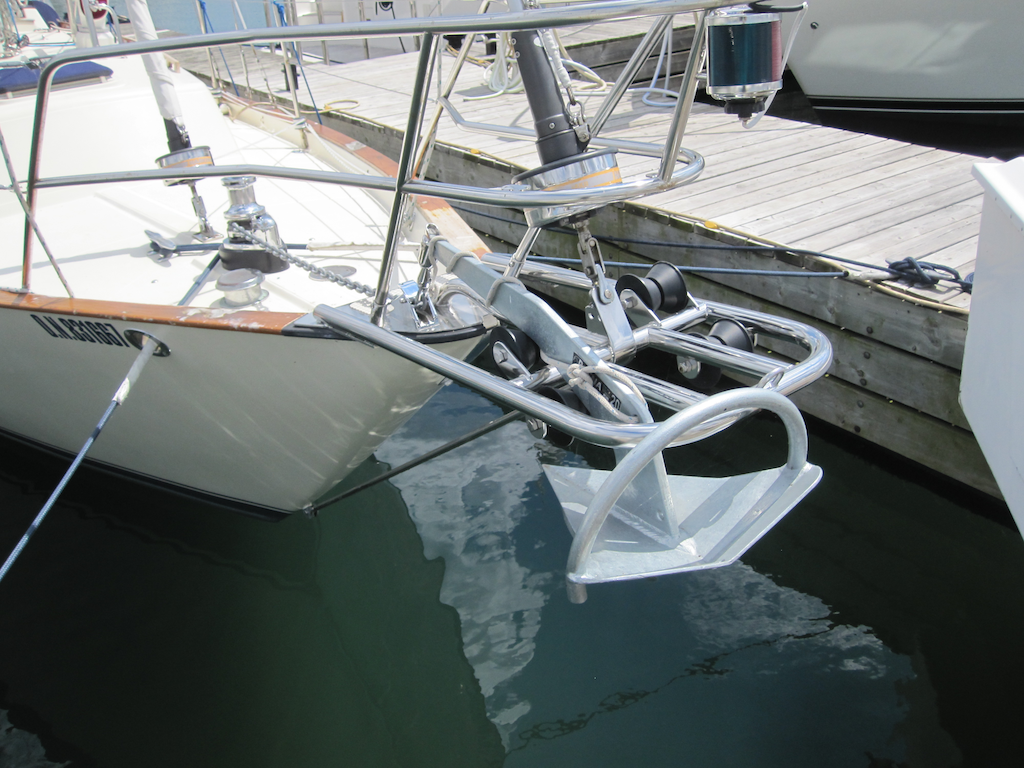 Custom bowsprit anchor roller KLACKO MARINE